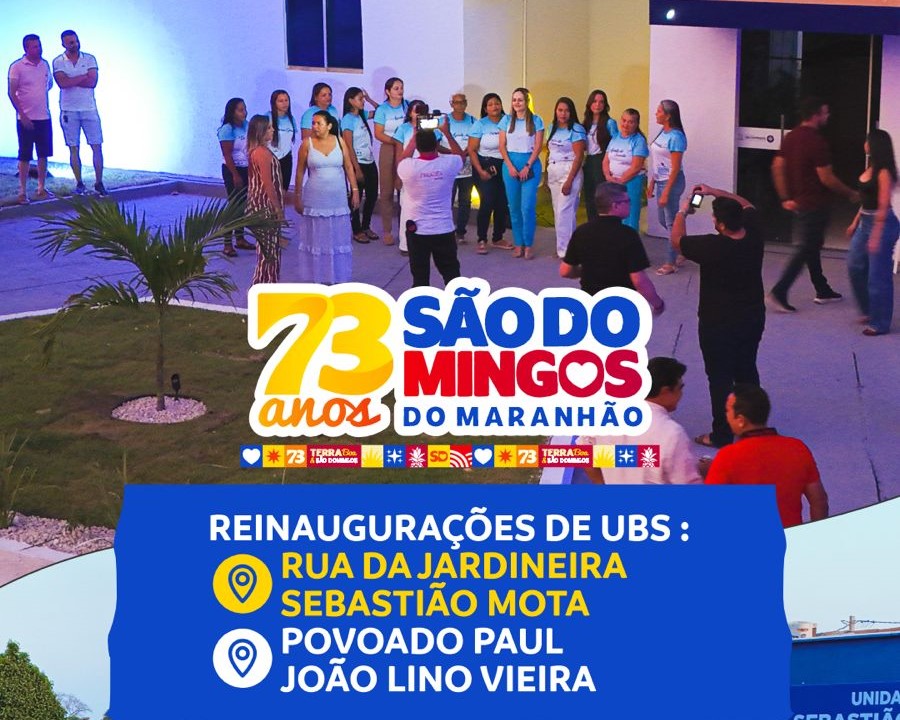 Prefeitura Municipal reinaugura duas Unidades Básicas de Saúde e reforça o compromisso a população