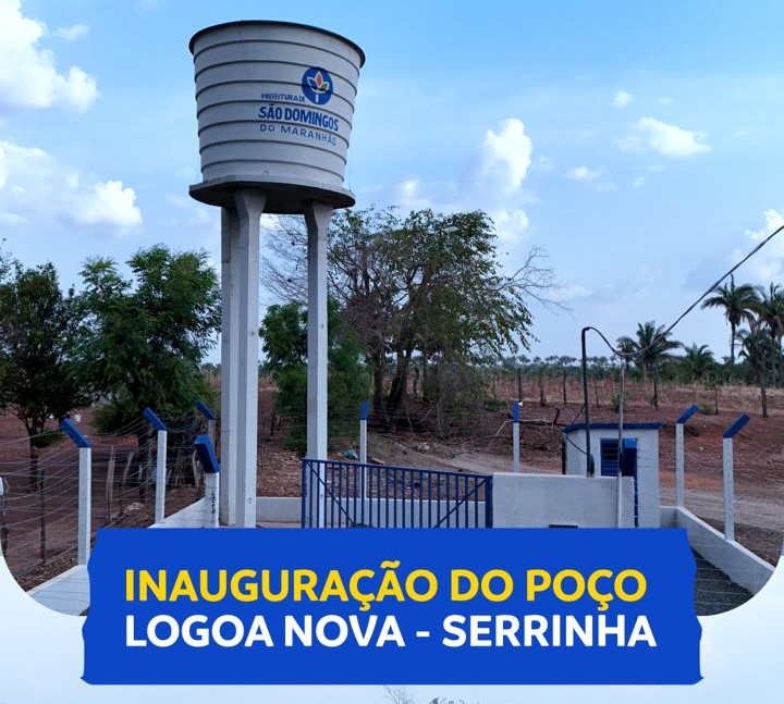 Água é vida! São Domingos entrega mais uma grande obra em comemoração aos 73 anos do município no povoado Lagoa Nova..